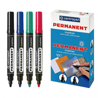 Купить Маркер перманентный «Centropen» 8566 (оригинал) оптом